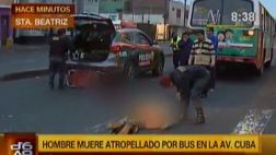 Bus que arrolló y mató a un hombre debe S/. 45 mil en papeletas