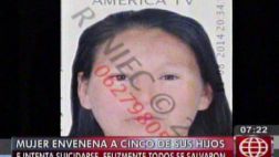 Una mujer envenenó a sus cinco hijos e intentó suicidarse