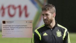 Ramos confundió a fallecido Robin Williams con cantante Robbie