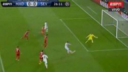 Real Madrid vs. Sevilla: Cristiano erró clara ocasión de gol