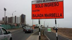 Costa Verde: habilitan bajada Escardó para agilizar el tránsito