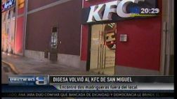 KFC de Plaza San Miguel: hallaron madrigueras fuera del local