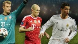 Ronaldo, Robben y Neuer candidatos a Mejor Jugador de Europa