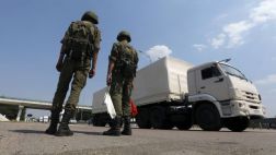 Convoy militar ruso ingresa a territorio ucraniano