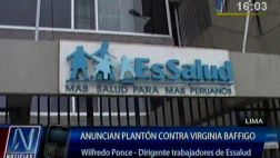 Trabajadores de Essalud anuncian plantón para este martes 19