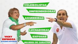 Imagen de Natalia Málaga fue usada en afiche de candidata