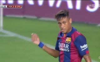 Mira el golazo de Neymar ante el León en el Trofeo Joan Gamper