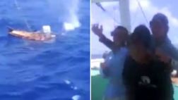 Pescadores se grabaron asesinando a un hombre en alta mar