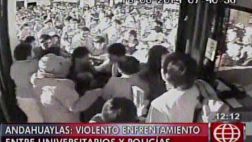 Apurímac: estudiantes y docentes se enfrentaron en universidad