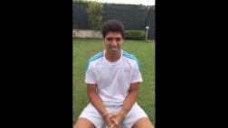 La reacción de Luis Suárez al unirse al reto del agua helada