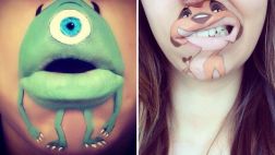 Los labios de esta maquilladora dan vida a populares personajes