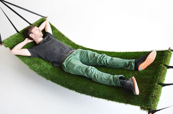 Esta “hamaca de pasto” llevará la naturaleza a cualquier casa