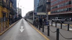Protesta de médicos bloqueó vía de la ruta A del Metropolitano