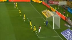 Con este gol de cabeza Falcao le dio el triunfo al Mónaco