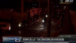 Sismo en Ayacucho: 5 viviendas dañadas en Cora Cora y Lucanas