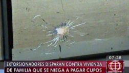 Chilca: delincuentes disparan contra vivienda de comerciantes