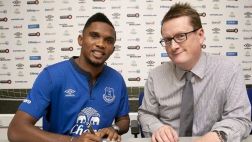 Samuel Eto'o, nuevo jugador del Everton por dos temporadas