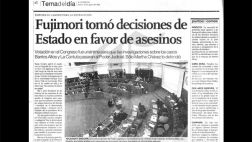 Así ocurrió: En 2001 Congreso señala a Fujimori por matanzas