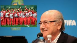 Joseph Blatter felicitó a la selección Sub 15 por oro olímpico