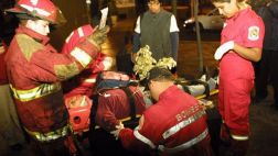 Choque entre bus y una combi deja diez heridos en Villa María