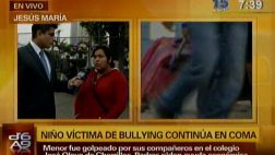 Padres de menor golpeado en colegio de Chorrillos piden ayuda