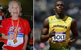 Japonés de 103 años reta a Usain Bolt a una carrera de 100 m.