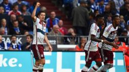 Lewandowski anotó su primer gol oficial con el Bayern Múnich