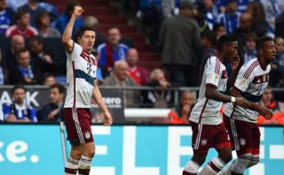 Lewandowski anotó su primer gol oficial con el Bayern Múnich