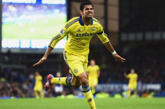 Chelsea ganó 6-3 al Everton en la Premier con doblete de Costa
