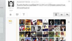 El #HalaMadrid de Falcao sí fue publicado desde su cuenta