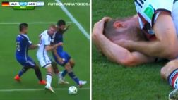 Así fue el golpe del alemán que no recordará final del Mundial