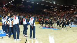 Mundial de Básquet: el Haka de Nueva Zelanda ante el Dream Team