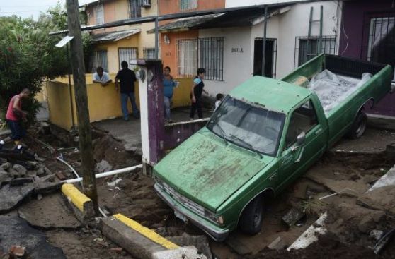 Tormenta Dolly golpea las costas mexicanas del Atlántico