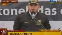 Urresti anunció cambios en Policía tras incineración de droga