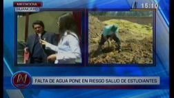 Huancayo: alumnos estudian en colegio sin agua hace 45 días