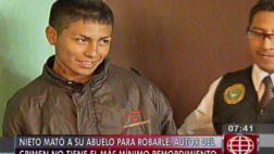 Joven que asesinó a su abuelo: "Ya lo hice, ya pasó"