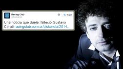 Racing Club lamentó muerte de su hincha ilustre Gustavo Cerati