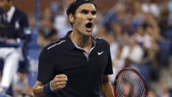 Federer venció 3-2 a Monfils y avanzó a semifinales del US Open