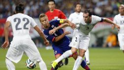 Uruguay derrotó 2-0 a Japón con goles de Cavani y Hernández