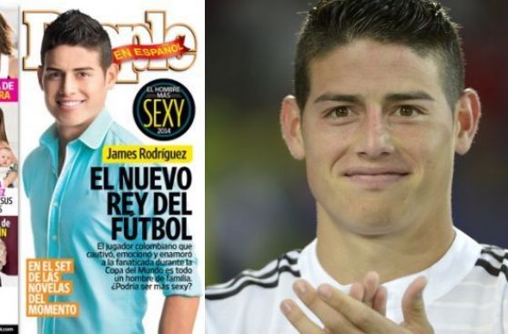 James Rodríguez es elegido el hombre más sexy del mundo