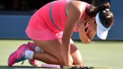 US Open: Peng Shuai se retiró llorando por fuertes dolores