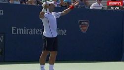 El enfado de Djokovic con el público del US Open
