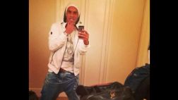 Ronaldinho llegó a México y colgó esta foto en su Twitter