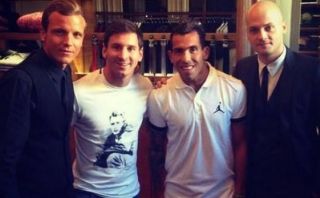 ¿Messi y Carlos Tévez hicieron las paces? Se vieron en Milan