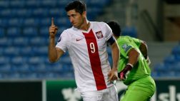 Lewandowski anotó cuatro goles en la paliza 7-0 de Polonia