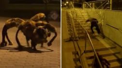 El perro-araña mutante gigante aterroriza a los polacos