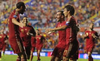 Vicente Del Bosque se mostró feliz con la goleada de España