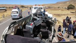 Accidente en Puno: triple choque deja tres muertos y 11 heridos