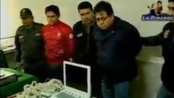 Estos empleados de hospital Hipólito Unanue robaron un ecógrafo