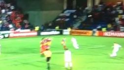 Gareth Bale marcó un golazo de tiro libre y celebró a lo CR7